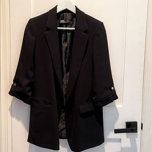 Zara Blazer/Jacket in Black XS
